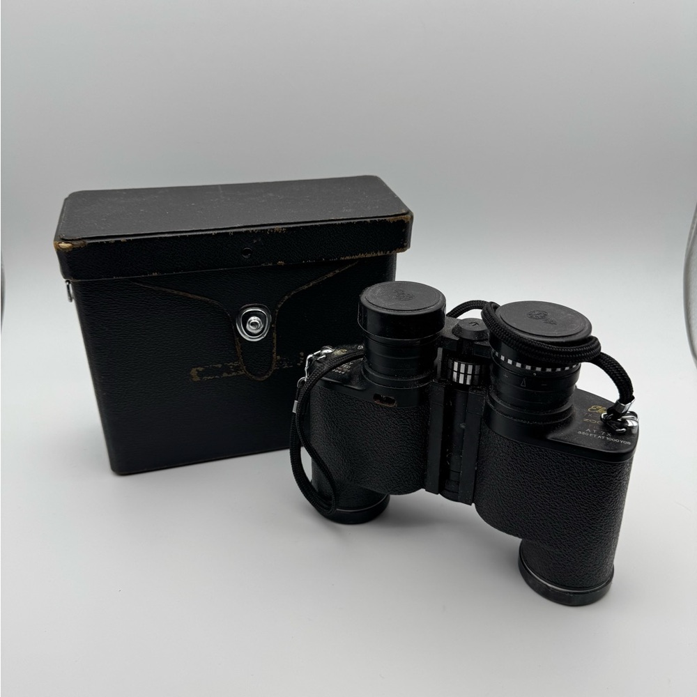 Vintage Tasco Black Binoculars with Case